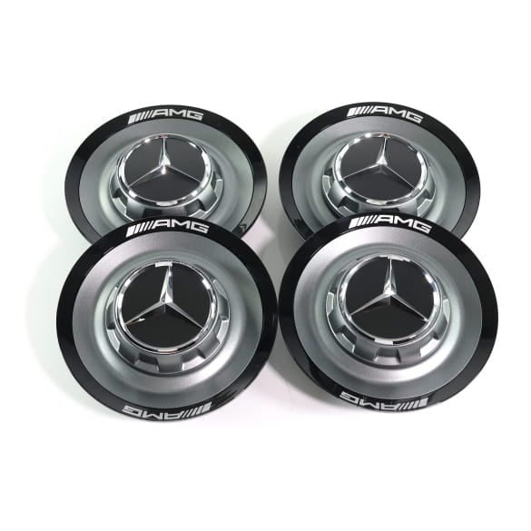 AMG wheel hub cover Forged rims Hub cover himalaya grey Genuine Mercedes-AMG