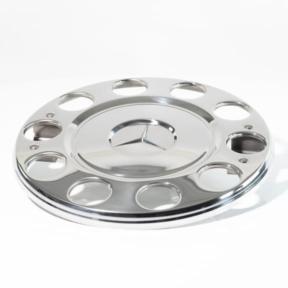 Stainless steel wheel nut cover Actros Antos Arocs Atego genuine Mercedes-Benz
