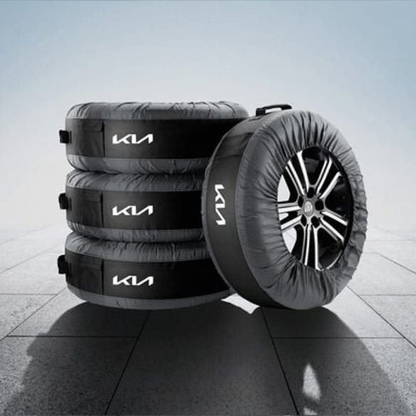 Tyre bags Wheel bags set 4 pieces black Genuine KIA | 66495ADB01