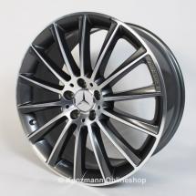 AMG 19-inch alloy wheel set | multi-spoke wheel aluminum wheels | Mercedes-Benz CLS W218 | grey | A21840111/2007X21-Satz