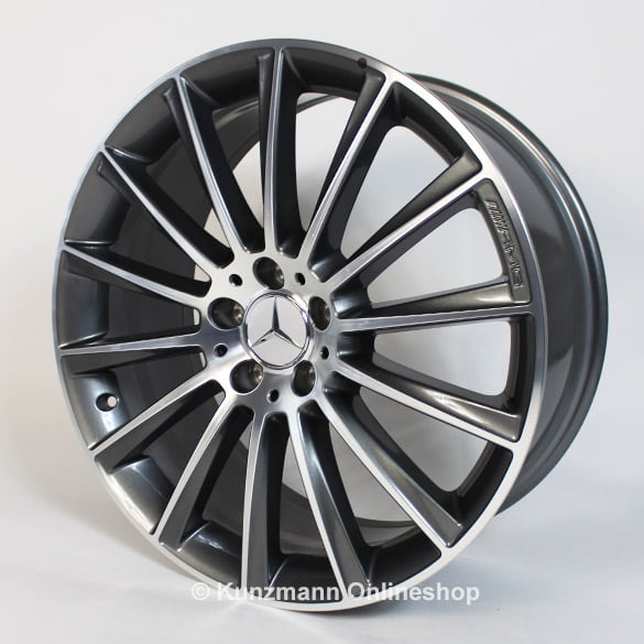 AMG 19-inch alloy wheel set | multi-spoke wheel aluminum wheels | Mercedes-Benz CLS W218 | grey | A21840111/2007X21-Satz AMG 19-inch alloy wheel set | multi-spoke wheel aluminum wheels | Mercedes-Benz CLS W218 | grey | A21840111/2007X21-Satz