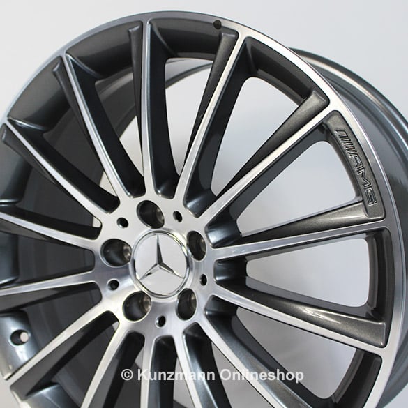 AMG 19-inch alloy wheel set | multi-spoke wheel aluminum wheels | Mercedes-Benz CLS W218 | grey | A21840111/2007X21-Satz AMG 19-inch alloy wheel set | multi-spoke wheel aluminum wheels | Mercedes-Benz CLS W218 | grey | A21840111/2007X21-Satz