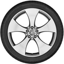 21-inch wheel set 5-spoke wheel GLE Coupe C292 original Mercedes-Benz | A29240104/05007X21-Satz