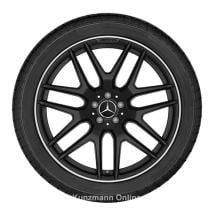 22 inch AMG wheel set cross-spoke rims black matt GLE Coupe C292 genuine Mercedes-Benz | A29240124007X71/25007X71