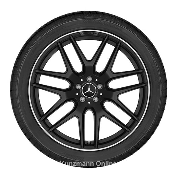 22 inch AMG wheel set cross-spoke rims black matt GLE Coupe C292 genuine Mercedes-Benz | A29240124007X71/25007X71 22 inch AMG wheel set cross-spoke rims black matt GLE Coupe C292 genuine Mercedes-Benz | A29240124007X71/25007X71