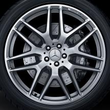 22 inch AMG wheel set cross-spoke rims titanium grey GLE Coupe C292 genuine Mercedes-Benz | A29240124007X21/25007X21