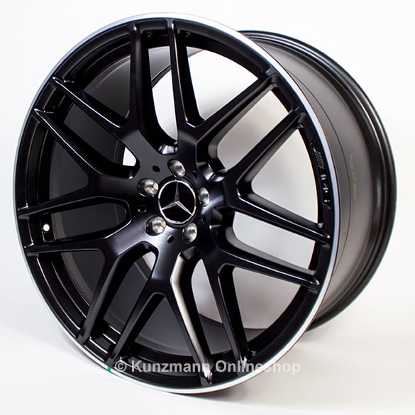 22 inch AMG wheel set cross-spoke rims black matt GLE Coupe C292 genuine Mercedes-Benz | A29240124007X71/25007X71 22 inch AMG wheel set cross-spoke rims black matt GLE Coupe C292 genuine Mercedes-Benz | A29240124007X71/25007X71