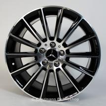 22 inch AMG wheel set multispoke glossy black GLE Coupé C292 original Mercedes-Benz | A2924011800/1900-7X23