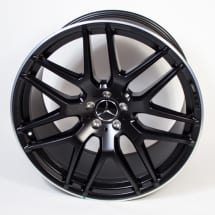 22 inch AMG wheel set cross-spoke rims black matt GLE Coupe C292 genuine Mercedes-Benz | A29240124007X71/25007X71