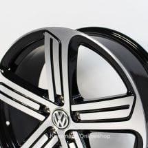 Volkswagen 5-spoke R light-alloy wheel set Cadiz | 19 inch | VW Golf 7 VII | 5G0601025AHFZZ-Cadiz-Satz