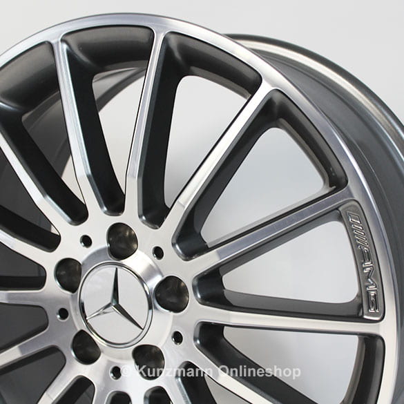 AMG 18 inch rim set | CLA W117 | multispoke rims | himalaya grey ...