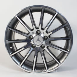 AMG 18 inch rim set | CLA W117 | multispoke rims | himalaya grey ...