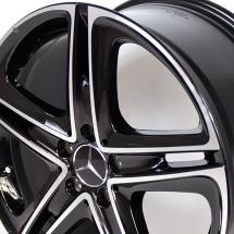 19-inch wheel set 5-twin-spoke wheel E-Class W213 original Mercedes-Benz | A2384010300/0400-7X23