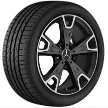 19 inch wheel set 5-Y-spoke wheel GLA X156 original Mercedes-Benz | A15640126007X36-Satz