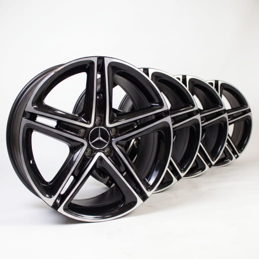 19-inch wheel set 5-twin-spoke wheel E-Class W213 original Mercedes-Benz | A2384010300/0400-7X23