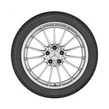 18-inch alloy wheel set 15-spoke vanadium silver SL R231 genuine Mercedes-Benz | A23140106027X45/07027X45-Satz