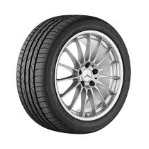 18-inch alloy wheel set 15-spoke vanadium silver SL R231 genuine Mercedes-Benz | A23140106027X45/07027X45-Satz