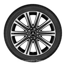 19-inch alloy wheel set 10-spoke black SL R231 genuine Mercedes-Benz | A23140116007X23/17007X23-Satz