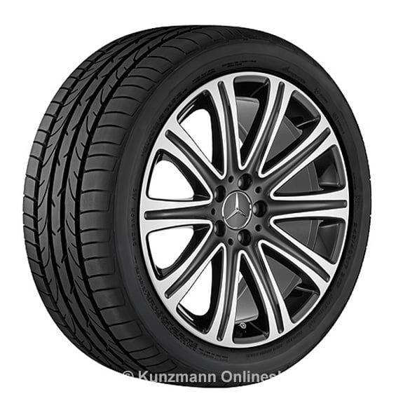 19-inch alloy wheel set 10-spoke black SL R231 genuine Mercedes-Benz