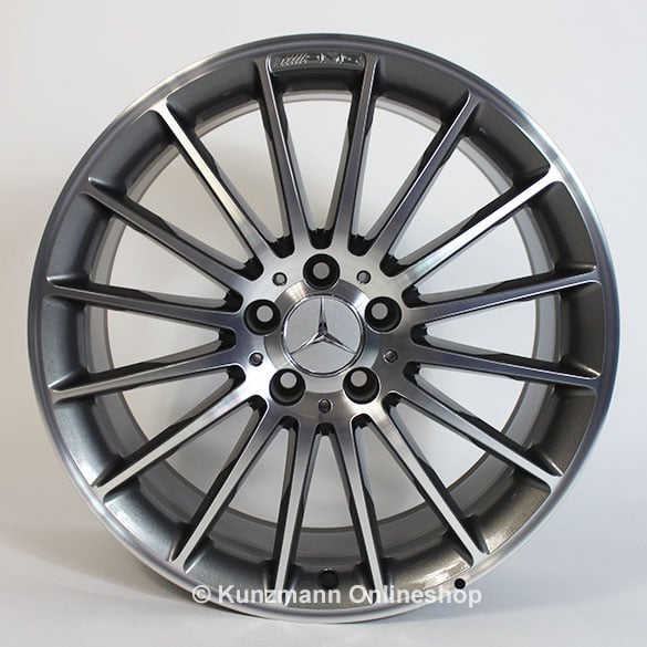 AMG light-alloy wheel set Styling V silver A-Class W176 and A45 AMG | A17640105027X21-A