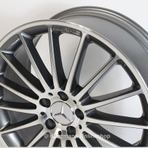 AMG light-alloy wheel set Styling V silver A-Class W176 and A45 AMG | A17640105027X21-A