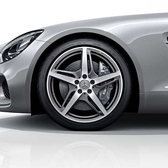 Amg Rims 19 AMG 19 / 20 inch rim set AMG GT C190 5-double-spoke design grey ...