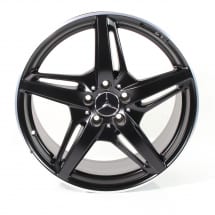 AMG 19 / 20 inch rim set AMG GT C190 5-double-spoke design black original Mercedes-Benz | A1904010100/02007X71-Satz