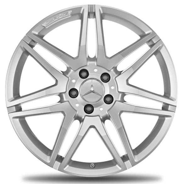 AMG light-alloy wheel set 7-doublespoke-design in silver for the Mercedes-Benz E-Class Coupe W207