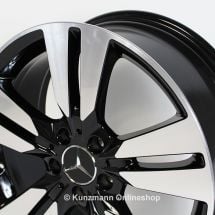 Genuine Mercedes-Benz B-Class W246 | rim set 18 inch | black | A24640104027X23-B