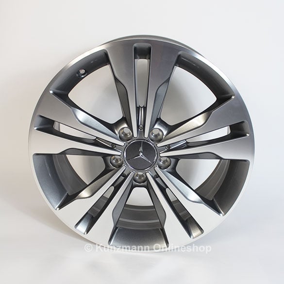 Genuine Mercedes-Benz B-Class W246 | rim set 18 inch | grey himalaya / shiny | A24640104007X21-B