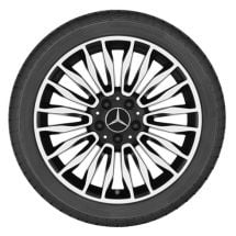 Mercedes-Benz 18 inch set of rims | C-Class W205 | multi-spoke wheel | black matte | A20540109/10007X36-Satz