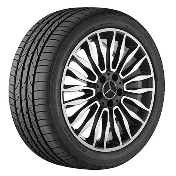 Mercedes-Benz 18 inch set of rims | C-Class W205 | multi-spoke wheel | black matte | A20540109/10007X36-Satz