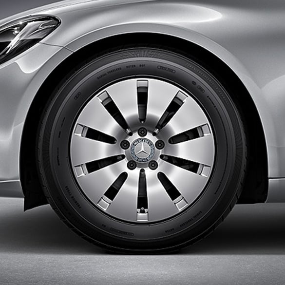 Mercedes-Benz 17 inch rims set of | C-Class W205 | 10-hole wheel | vanadium silver  | A20540121/38007X45-Satz