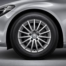  Mercedes-Benz 16 inch rims set of | C-Class W205 | multi-spoke wheel | vanadium silver  | A20540125/26027X45-Satz