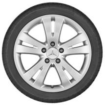17 inch light-alloy wheels | 5-double-spoke-design | C-Class W204 | genuine Mercedes-Benz | 