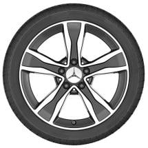 C-Class W205 snow wheels 17 inch runflat | Genuine Mercedes-Benz | Q44054191002A/03A