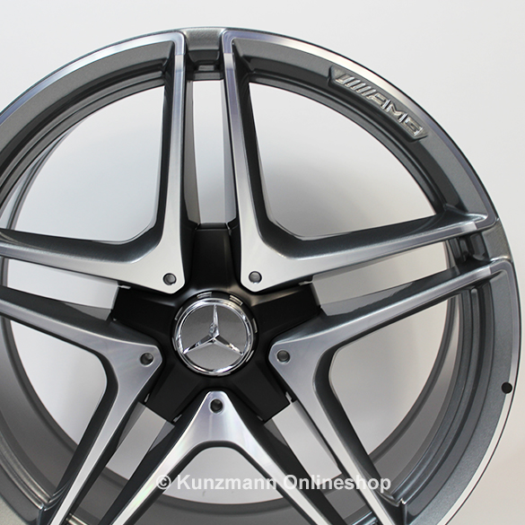  AMG 19-inch wheel set | C-Class W205 | Genuine Mercedes-Benz | A2054011900/20007X21-Satz