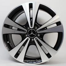 19 inch wheels set | 5-twin-spoke wheel | C-Class W205 | Genuine Mercedes-Benz | A20540127/28007X23-Satz