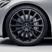 C 43 AMG 19 inch alloy wheel set Mercedes-Benz C-Class W205 multi-spoke wheel black matted | A2054015400/66007X71-Satz