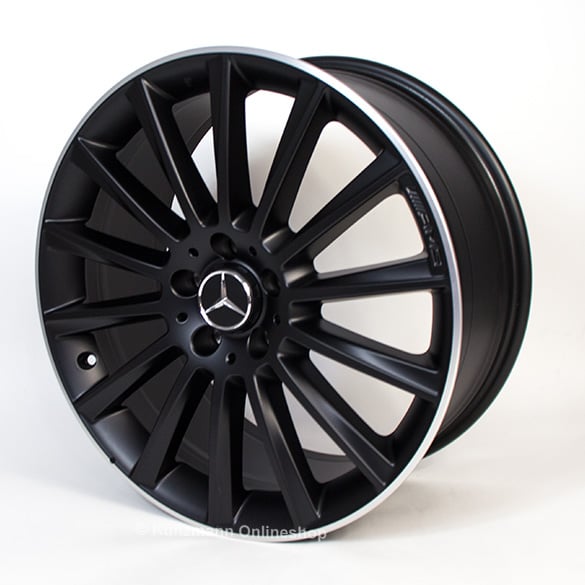C 43 AMG 19-inch alloy wheel set Mercedes-Benz C-Class W205 multi-spoke wheel black matt