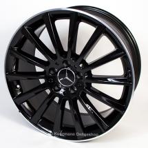 AMG 19-inch alloy wheel set Mercedes-Benz C-Class W205 multi-spoke wheel black | A2054011300/14007X72-Satz