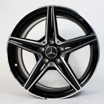 AMG 18-inch alloy wheel set | Mercedes-Benz C-Class W205 | 5-spoke wheel | titanium gray | A20540111/12007X23-Satz
