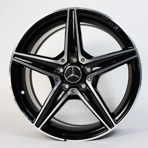 Amg 18 Inch Alloy Wheel Set Mercedes Benz C Class W205 5 Spoke Wheel