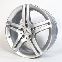 light-alloy wheels | 5-double-spoke-design | C-Class W203 | genuine Mercedes-Benz | 