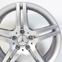 light-alloy wheels | 5-double-spoke-design | C-Class W203 | genuine Mercedes-Benz | 