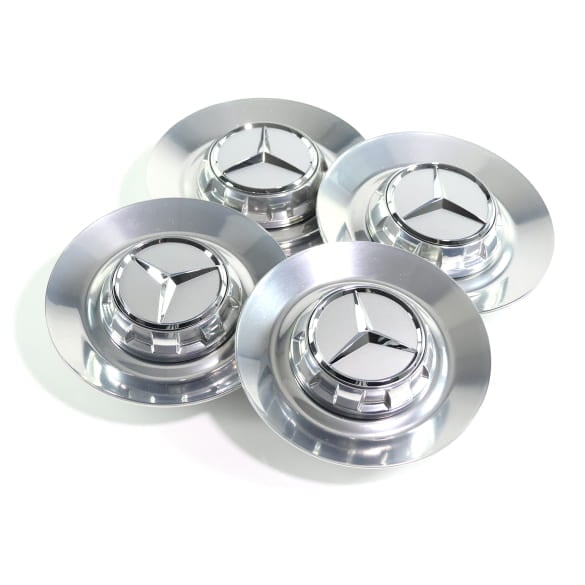 AMG hub caps cover forged wheel C-Class W205 titanium grey Original Mercedes-Benz