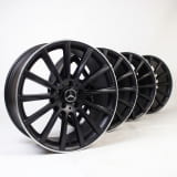 C 43 AMG 19-inch alloy wheel set Mercedes-Benz C-Class W205 multi-spoke wheel black matt