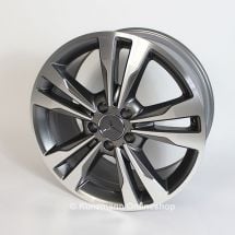  Original Mercedes-Benz 18-inch alloy wheel set | E-class W212 | himalaya gray | A21240157027X21-Satz