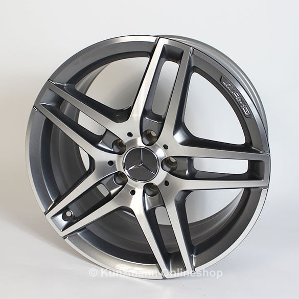 AMG 18-inch rims set E-class W212 Original Mercedes-Benz himalaya gray