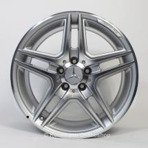 AMG 18-inch alloy wheel set | E-class W212 | original Mercedes-Benz | silver | W212-5Doppel-AMG-18-Zoll